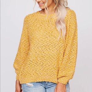 “Falling for Adventure” Popcorn Knot Sweater